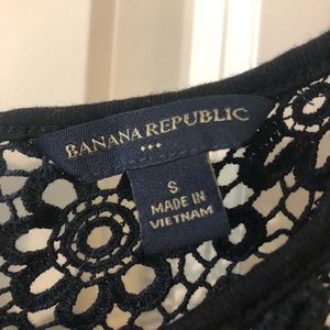 Banana Republic Dresses - Black banana republic dress with lace at top Banana Republic Dresses - Black banana republic dress with lace at top